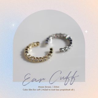 ✨ Cubic Slim Ear cuff (1 ks) 🙂 You can wear it without piercing your ears! Check out our variety of ear cuffs! 👉🏻...
